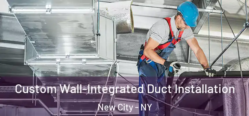  Custom Wall-Integrated Duct Installation New City - NY